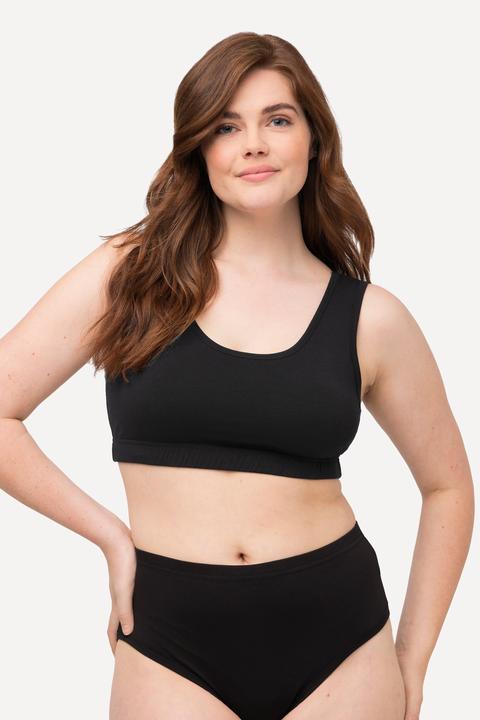 Immagine prodotto Ulla Popken Bustier di cotone biologico con spalline larghe (48 B, 46 B)