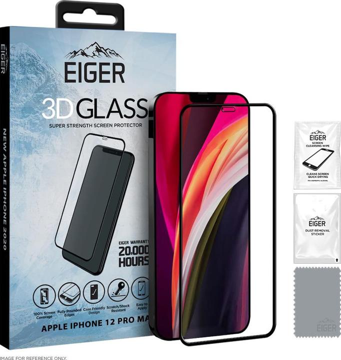 Eiger 3D Glass (1 pcs., Apple iPhone 12 Pro Max)