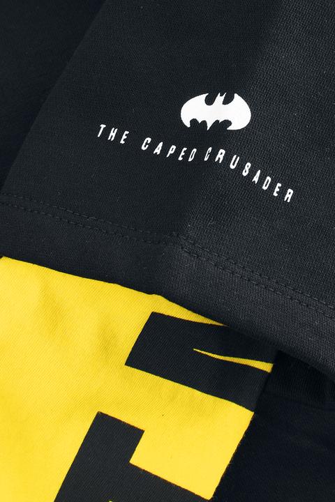 Immagine prodotto Batman Core Felpa con cappuccio a doppia manica con logo ragazzi (122, 128)