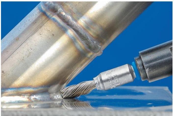 Produktbild Pferd Pinselbürste PBGS INOX Ø 10 mm Drahtstärke 0,5 mm Edelstahl 0,5 mm 10000 min-¹ (0.5)