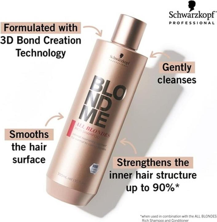 Immagine prodotto Schwarzkopf Blondme (1000 ml, Shampoo liquido)