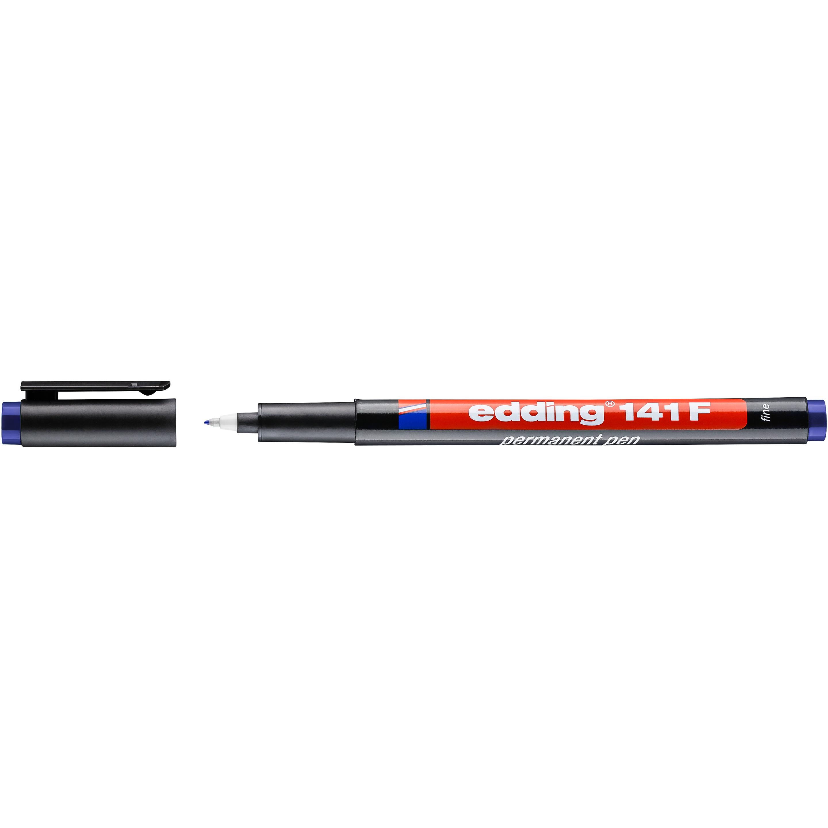 10x Edding, Marker, Ohp (Blau, 0.60 mm, 1 x)