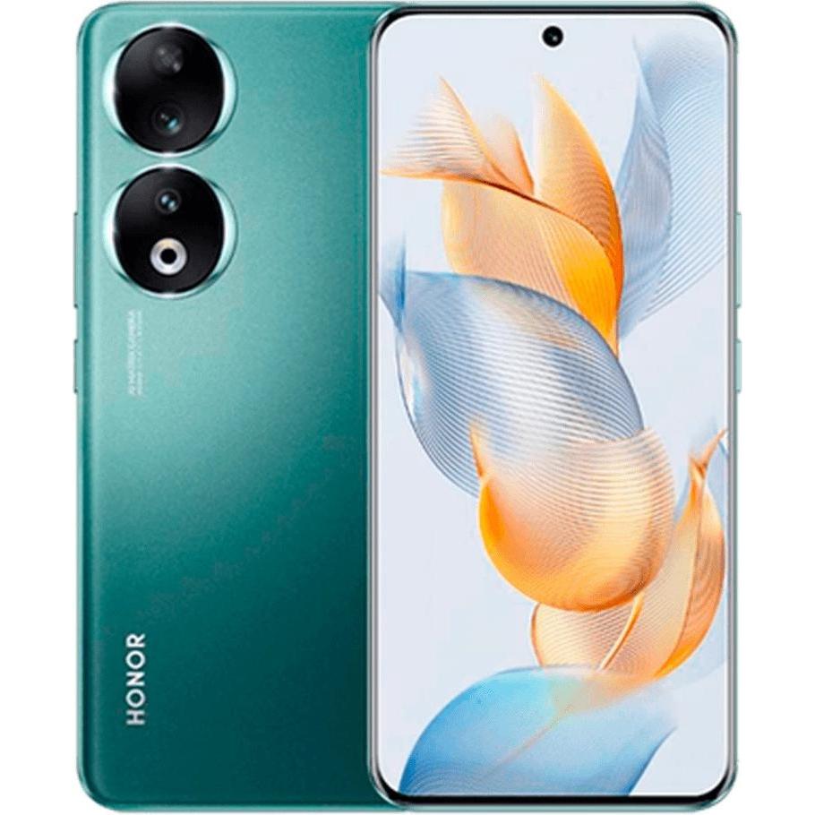 Honor 90 (512 GB, Midnight Emerald Green, 6.70", SIM + eSIM, 200 Mpx, 5G), Smartphone, Grün