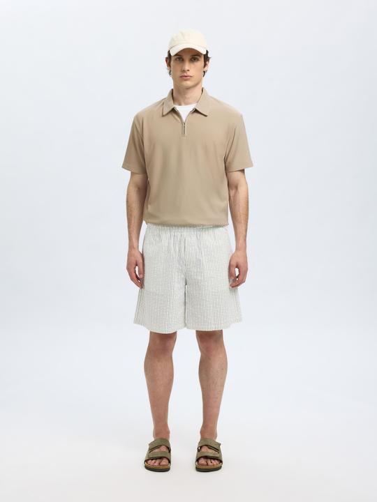 Image du produit Selected Homme Polo plissé à demi-zip (XXL)
