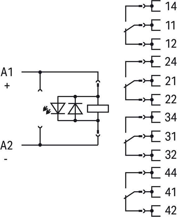 Actual product image Wago Relay module