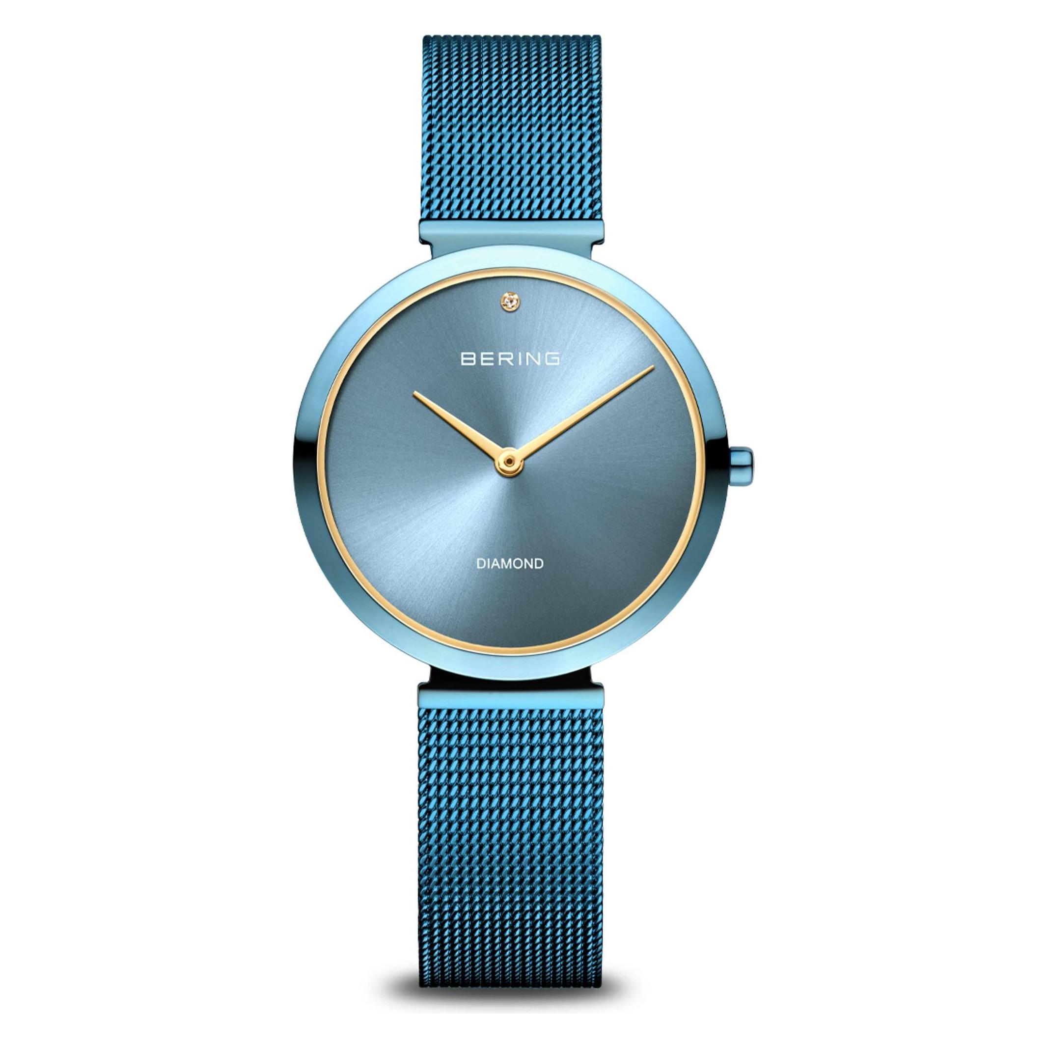 Bering, Horloge, Klassiek, Blauw, (Analoog Horloge, 32 mm)