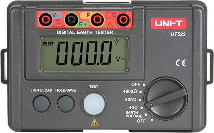 Actual product image Uni-T UT522 Digital earth tester Earth resistance tester (CAT III 600V)