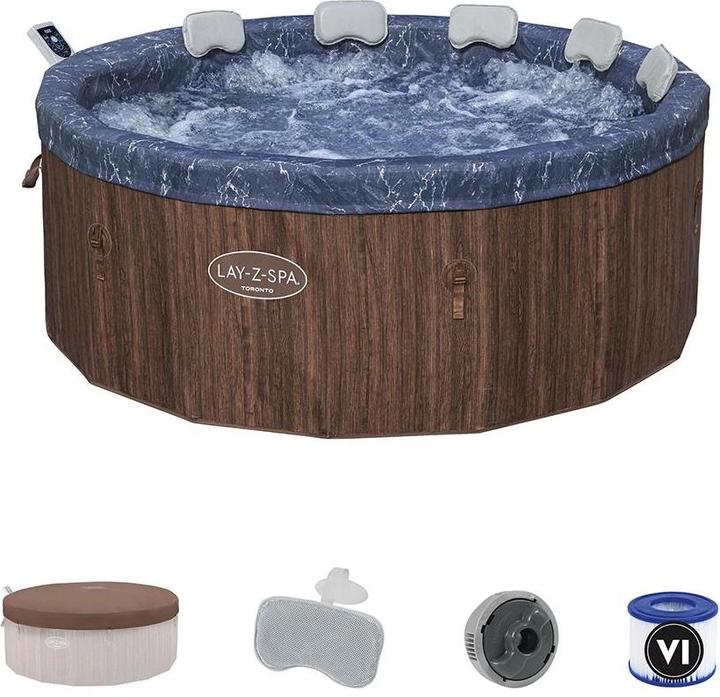 Image du produit Bestway Lay-Z-Spa Toronto ThermaCore SmartAirjet (7 pers.)
