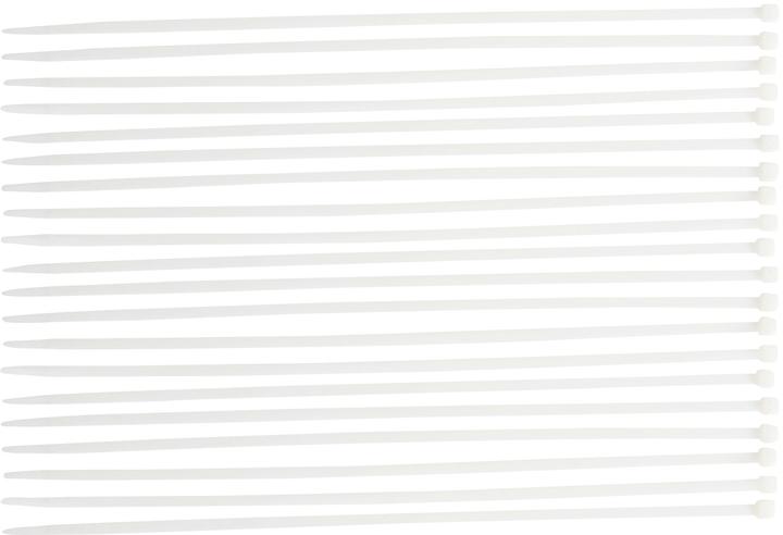 Produktbild BGS Kabelbinder-Sortiment weiss 8,0 x 600 mm 20-tlg. (Kunststoffkabelbinder, 600 mm, 20 Stk.)