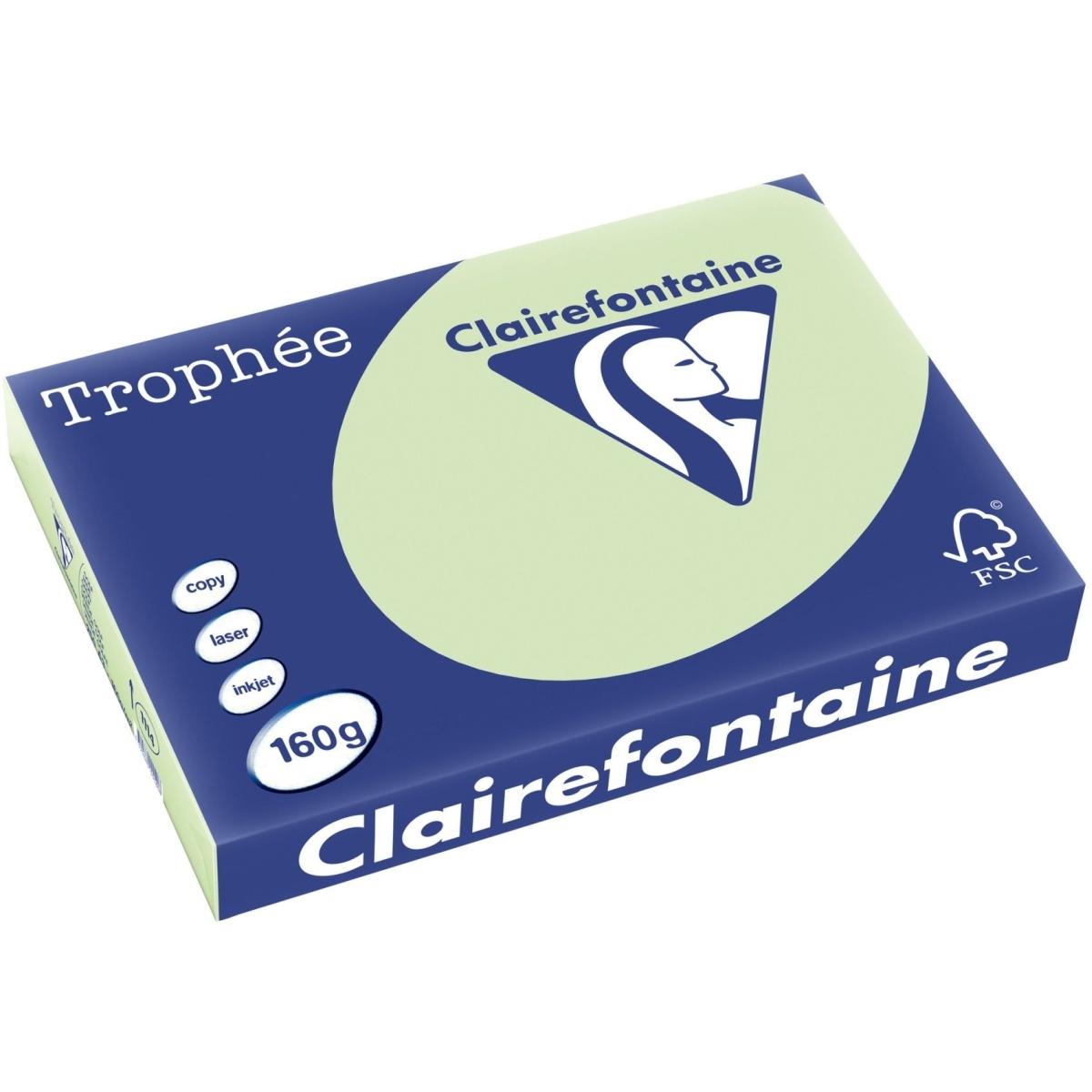 Clairalfa, Kopierpapier, Multifunktionspapier Troph‚e, A3, 160 g/qm, grn (160 g/m², 250 x, A3)