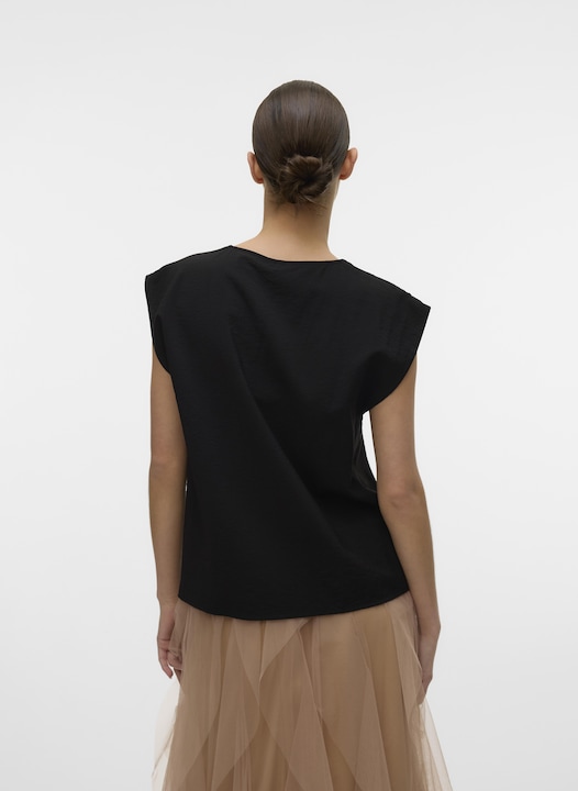 Image du produit Vero Moda Vmsafa Sl V-Neck Lace Top Wvn Ga Noos (XS)