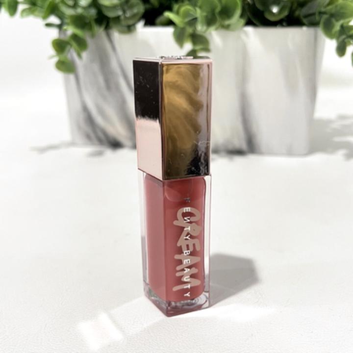 Actual product image Fenty Beauty Gloss Bomb Cream Color Drip Lip 02 Fenty Glow 0.3oz Authentic (02 Fenty Glow)