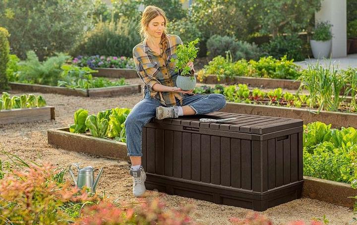 Actual product image Keter Kentwood garden box