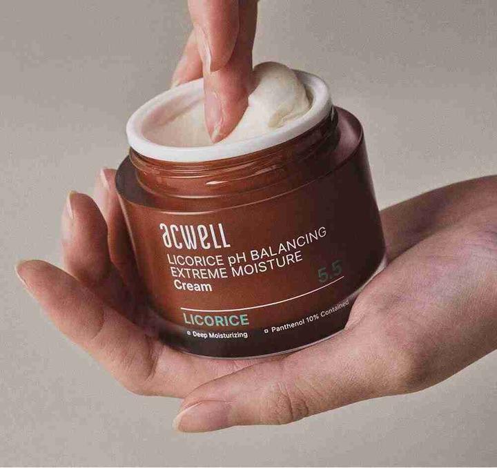 Produktbild Acwell Licorice pH Balancing Extreme Moisture Cream (55 ml, 24h Creme)