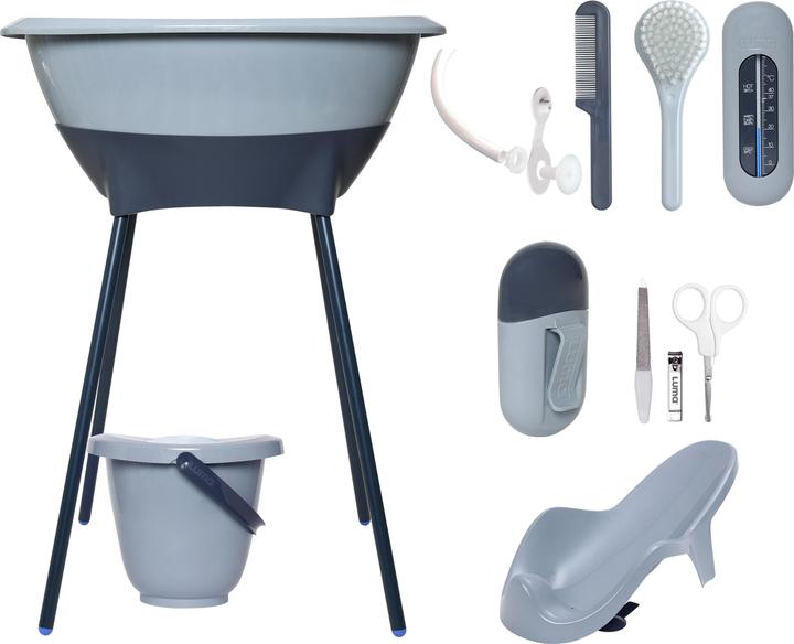 Image du produit Luma Baignoire bébé et kit de soin Iron Blue