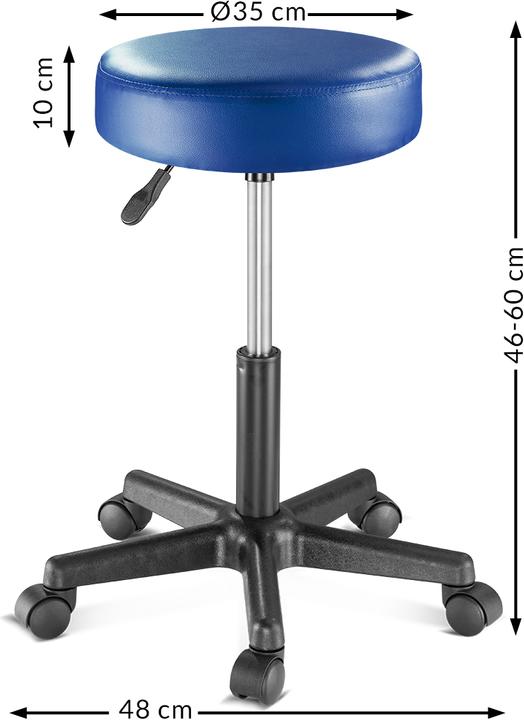 Image du produit Casaria Tabouret roulant