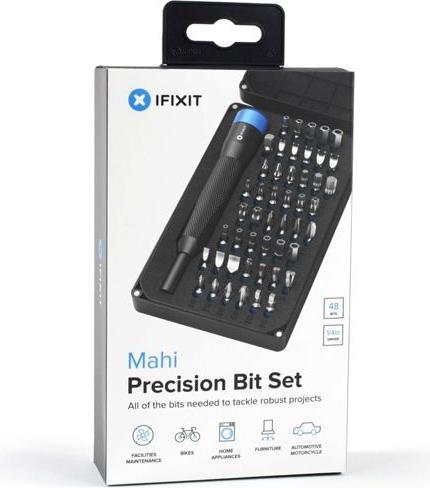 Produktbild iFixit Mahi Precision Bit Set (2, 3, 4, 5, 6, 7, 3/16, TR35, T TR 27, T TR 15, 5/32, T TR 25, 7/32, T TR 30, T TR 20, PH1, PH2, PZ2, PH0, 1/8, PH 3 ∙ PZ 1, PZ 3 ∙ 4, TR40 ∙ 1/4, 9/64 ∙ 4, 3 ∙ 1, 8 mm ∙ 2, 8 mm ∙ TR10)
