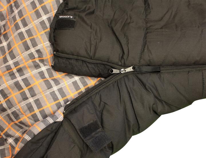 Produktbild Eurotrail Deckeschlafsack Blackdown mit Mumiencap