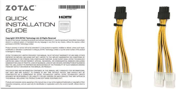 Image du produit Zotac Gaming GeForce RTX 2080 Ti AMP édition extrême (11 Go)