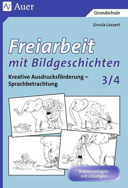 Produktbild Freiarbeit mit Bildgeschichten 3/4. Druckschrift (Deutsch, Ursula Lassert, 2020)