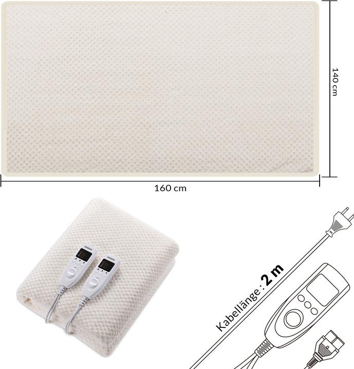 Actual product image Monzana Electric underblanket (160 x 140 cm)