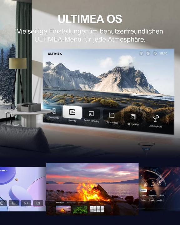 Produktbild Ultimea Apollo P40 (Full HD, 700 lm, 1.4:1)