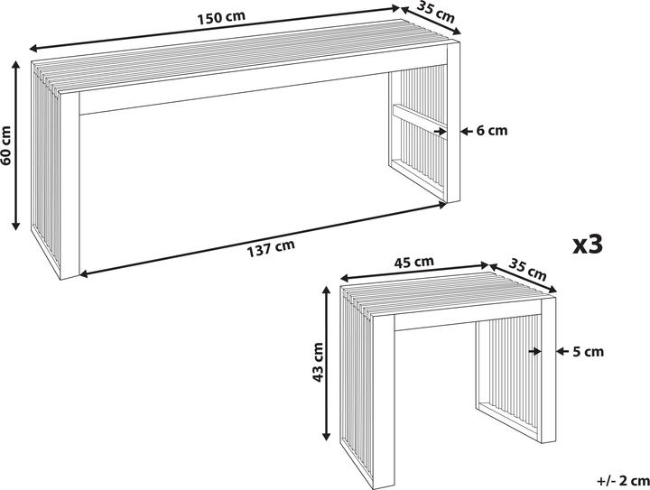 Produktbild Beliani Bellano