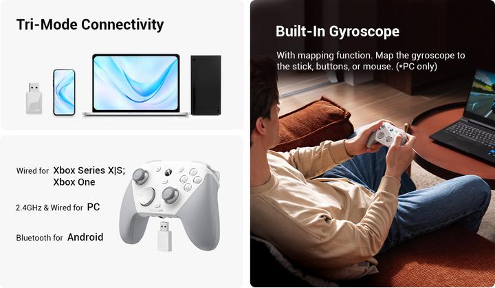Produktbild Gamesir Controller G7 Pro wireless weiss XBOX