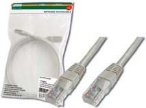 Productafbeelding Digitus CAT 5e U-UTP patchkabel Cu PVC AWG 26/7 lengte 25 m kleur grijs (U/UTP, CAT5e, 5 m)