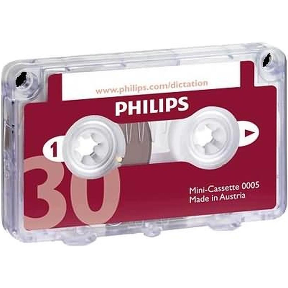 Philips, Accessori per dittafoni, Mini cassette M30