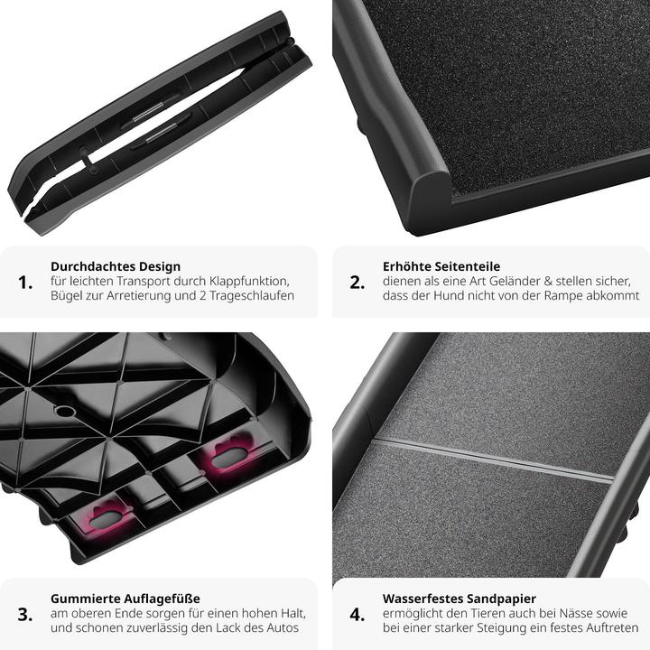 Produktbild tectake Paw Step (Hund, Atmungsaktiv, Reflektoren)