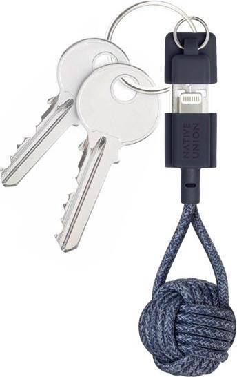 Actual product image Native Union Key Cable USB-A to Lightning Indigo Blue (0.15 m, USB 3.2 Gen 1)