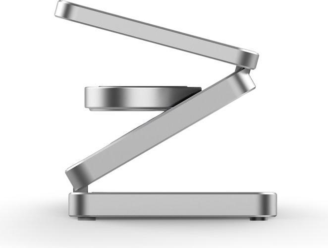 Actual product image Misura MH08 Pro - 3-in-1 Foldable Qi2 Wireless Charger - BLACK