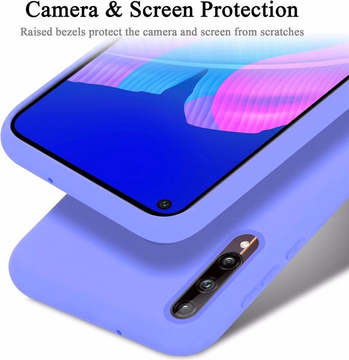 Produktbild Cadorabo TPU Liquid Silicone Case Cover (Huawei P40 Lite E)