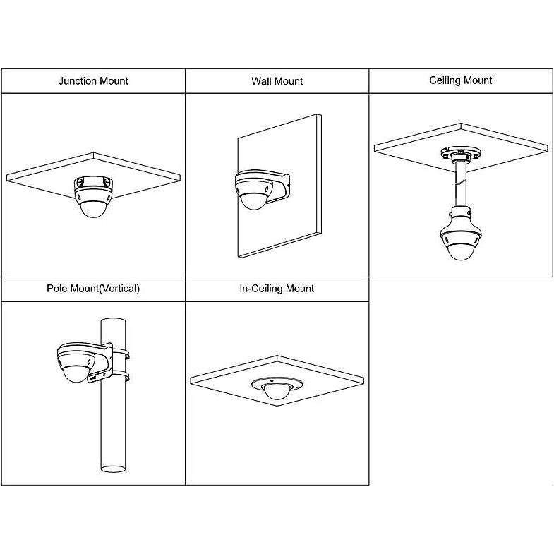 Thumbnail - Dahua WizSense IPC-HDBW3541R-ZAS IP security camera Outdoor Dome pixels Ceiling/wall (2592 x 1944 Pixels), Netzwerkkamer...
