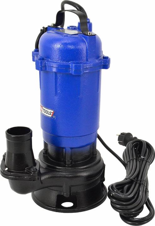 AW Tools AWTOOLS POMPA PER ACQUA SPORCA CON Tritacarne da 1050W (Pompa di flusso)