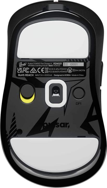 Actual product image Pulsar ZywOo The Chosen Medium Wireless - Gaming Mus - Optisk - 5 knapper - Sort (Wireless)