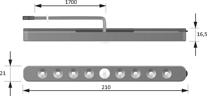 Image du produit Halemeier Lampes à LED en saillie LuckyLine 12 V