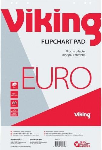 Actual product image Office Depot Flipchart paper White 80 g/m² 65 x 98 cm 5 pieces of 50 sheets each