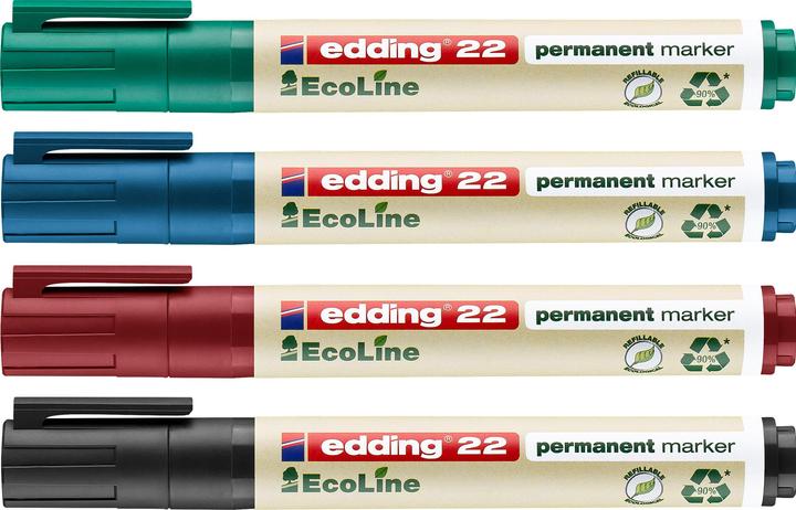 Produktbild Edding Permanent Marker 22 (4 x)