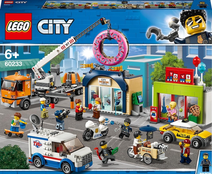 Actual product image LEGO Great Donut Shop Opening (60233, LEGO City)
