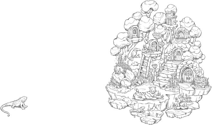 Actual product image Uydaci:My colouring world: Forest and nature