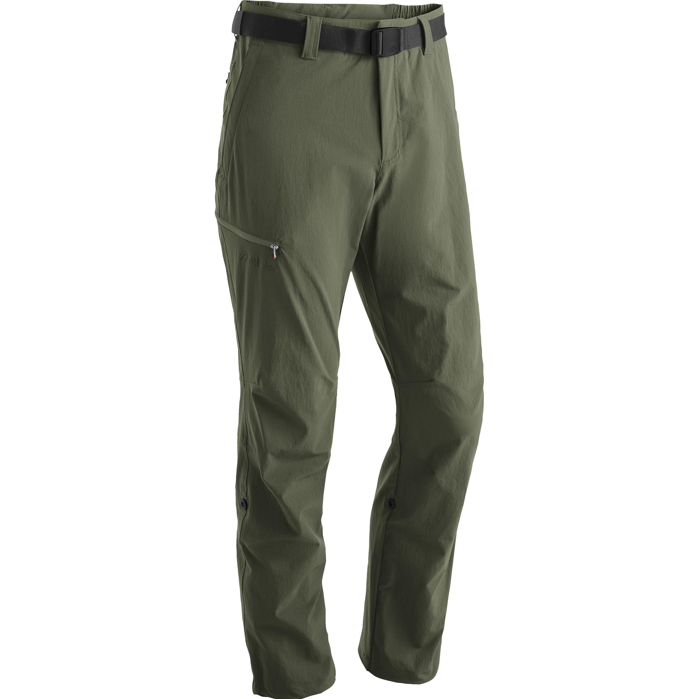 Maier Sports, Herren, Outdoorhose, Nil (L, 52 E), Grün, L, 52 E