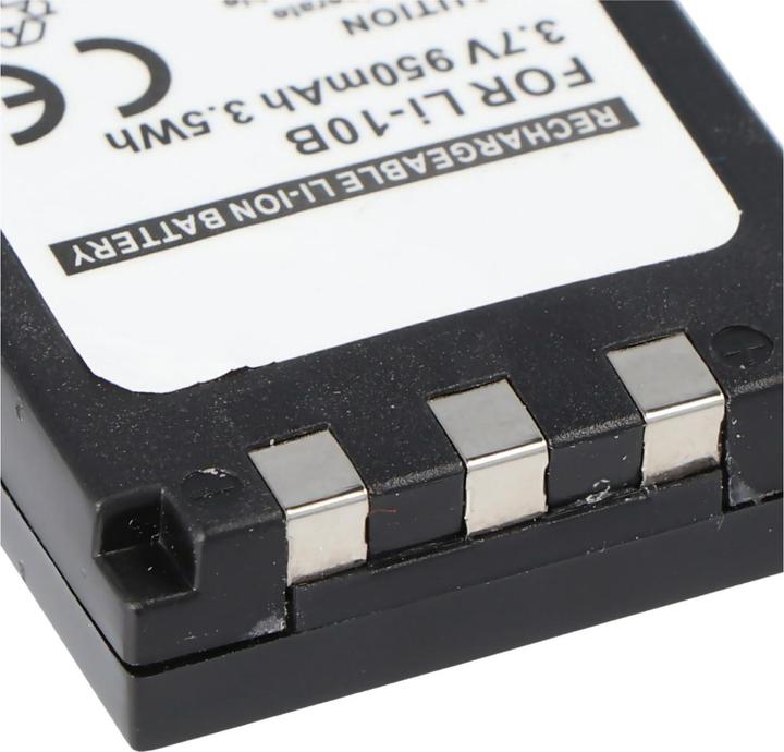 Actual product image Olympus Akku LI-10B, LI-12B (Camera battery)