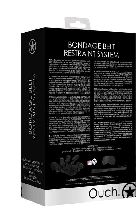 Actual product image Ouch! Bondage Belt Restraint System