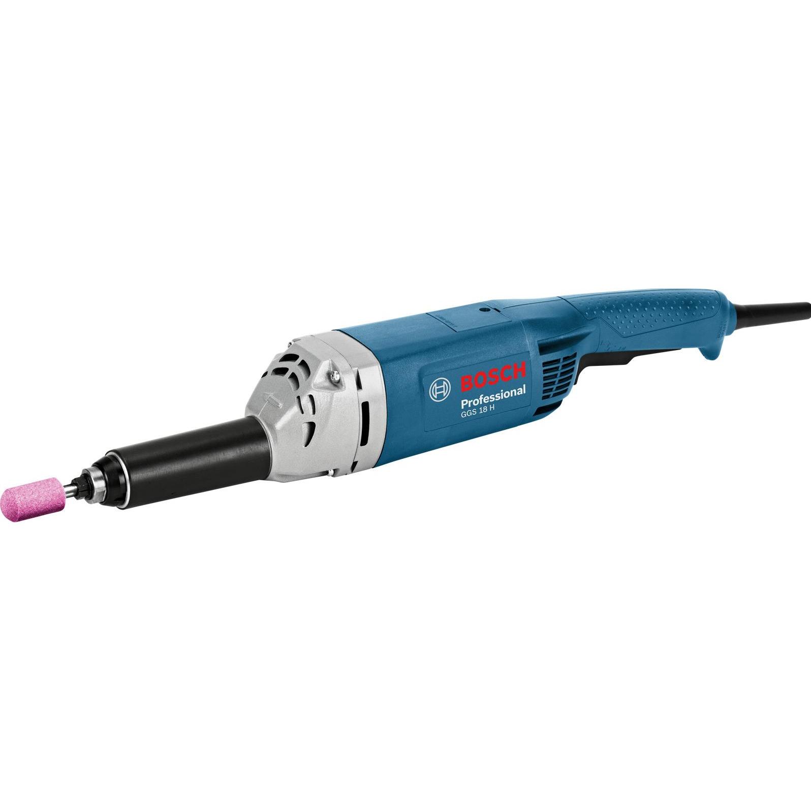 Bosch Professional, Schleifmaschine + Poliermaschine, Geradschleifer GGS 18 H (Geradschleifer, 500 W)