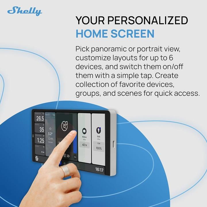 Productafbeelding Shelly Wandscherm X2 + Blu H&T