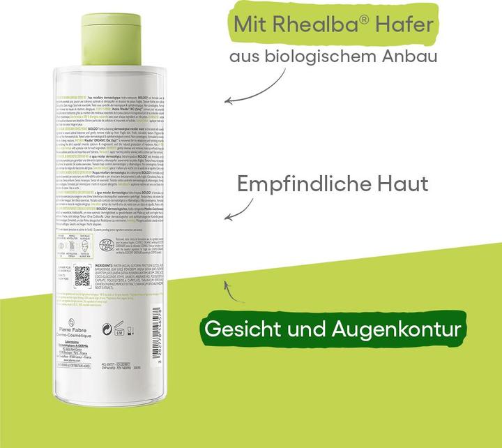 Image du produit A-Derma Biologie Eau micellaire dermatologique Hydra-Cleansing (Eau micellaire, 400 ml)