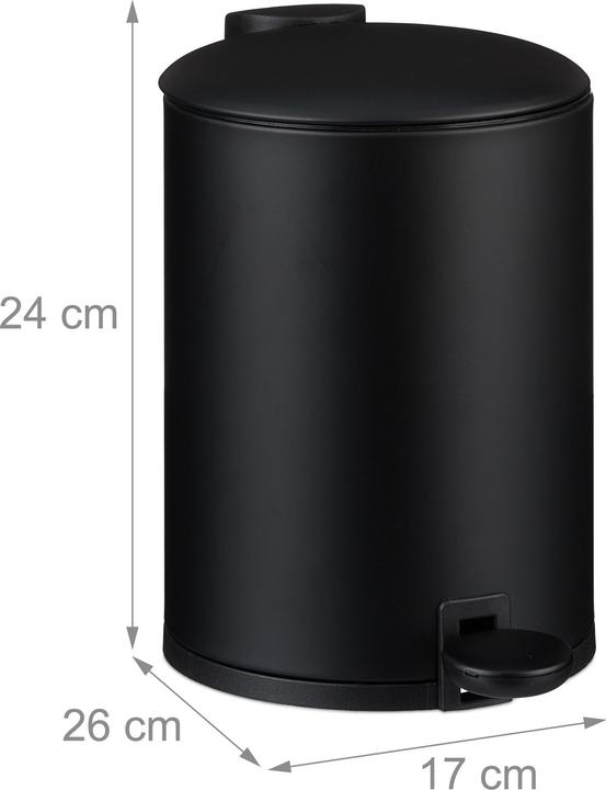 Produktbild Relaxdays Bad-Mülleimer (3 l)