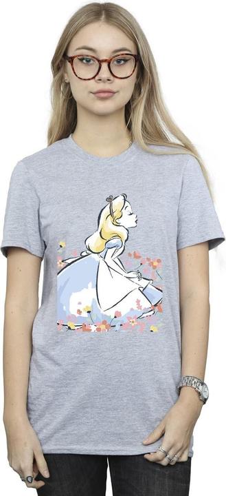 Produktbild Disney Alice In Wonderland Sketch Flowers TShirt (3XL)